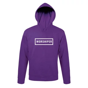 Worshiper unisex pulóver lila
