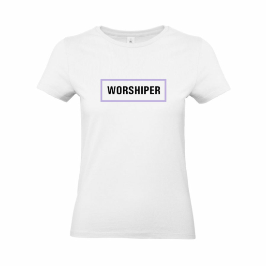 Worshiper női póló fehér