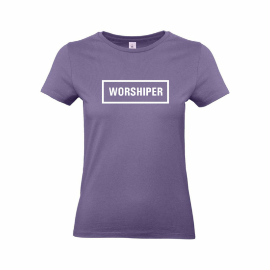 Worshiper női póló lila